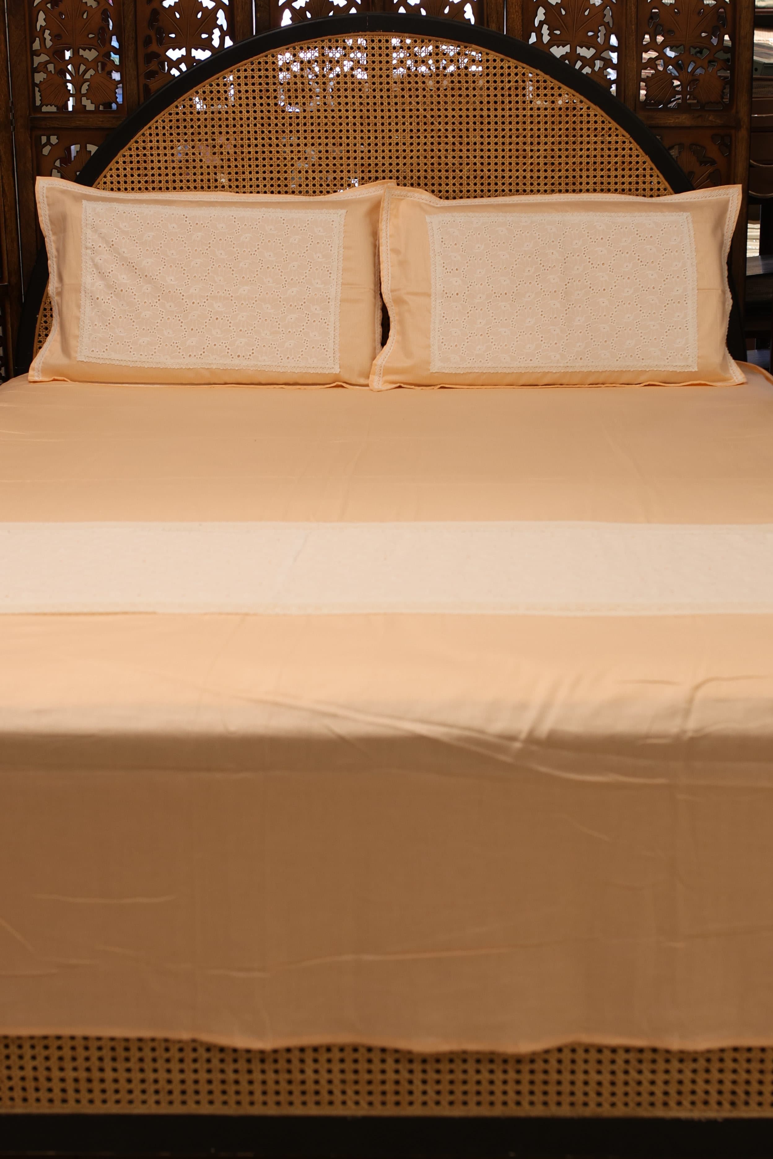 Bedsheets - Premium designer king bedsheets dd lace