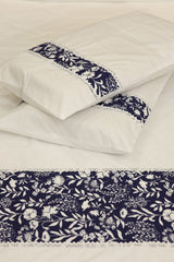 Premium Soft Cotton Lace Bedsheet Set – King Size