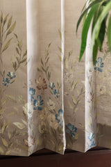 Curtains English floral printed curtains (sheer and opaque) prebooking
