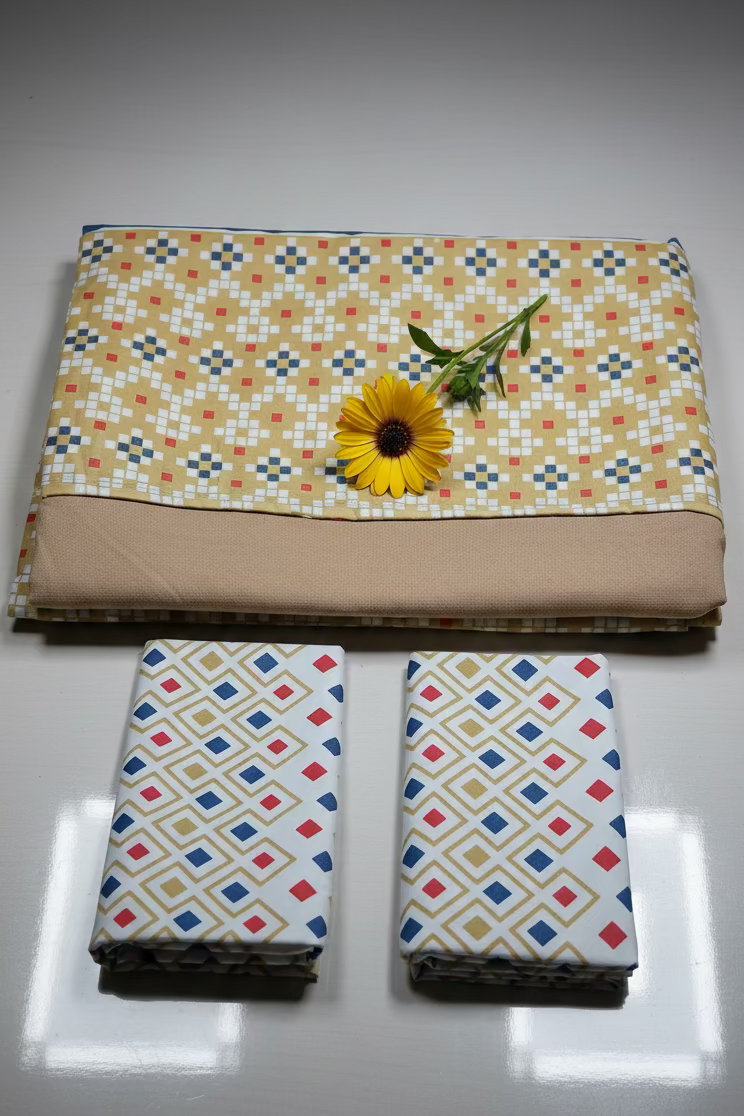 Bedsheets-Queen daily use border bedsheets
