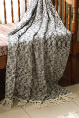 Textured Woven Cotton Sofa Throw