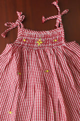 Kids smocked dress 10-12 month