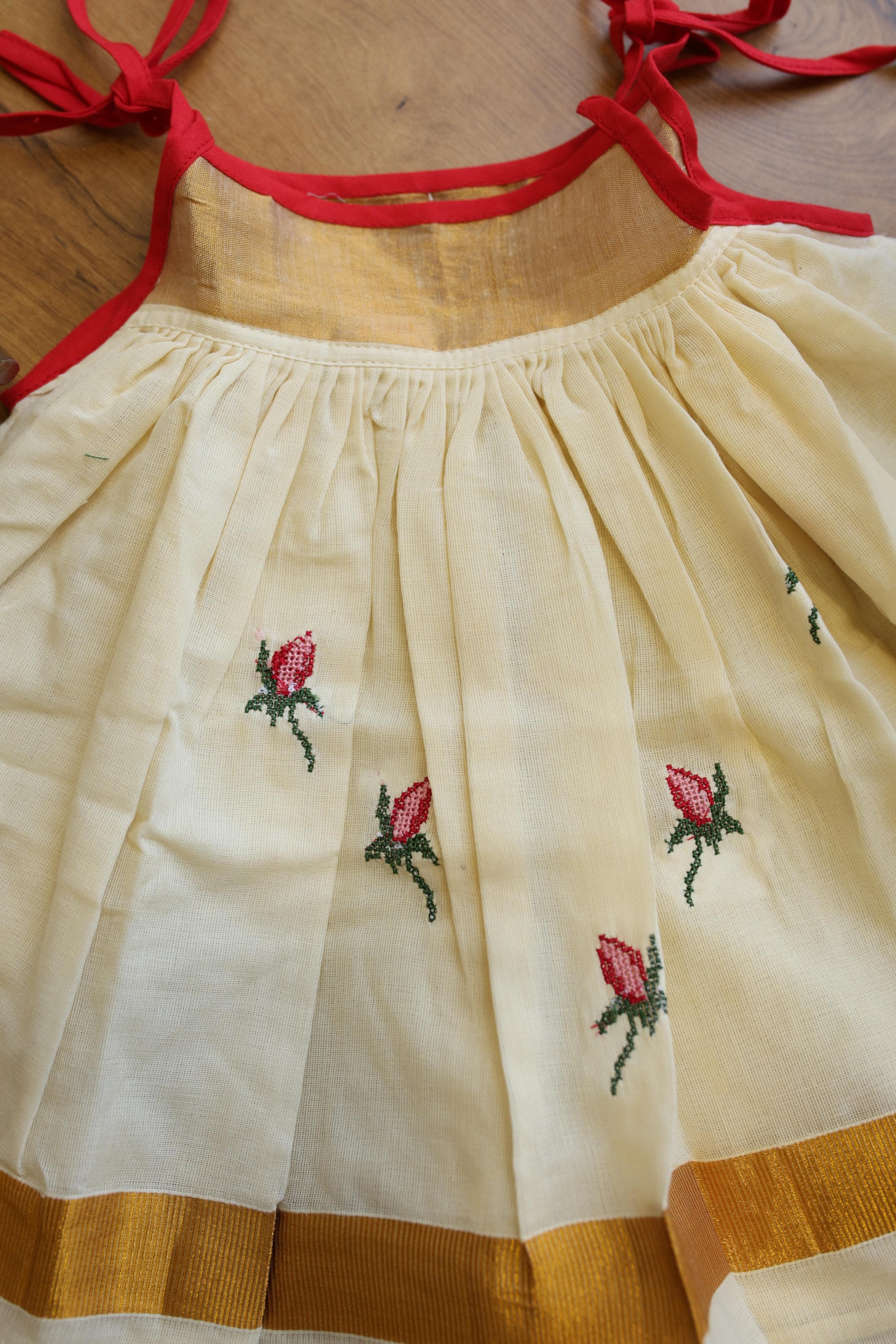 Kids dress - Onam collection 10-12 months