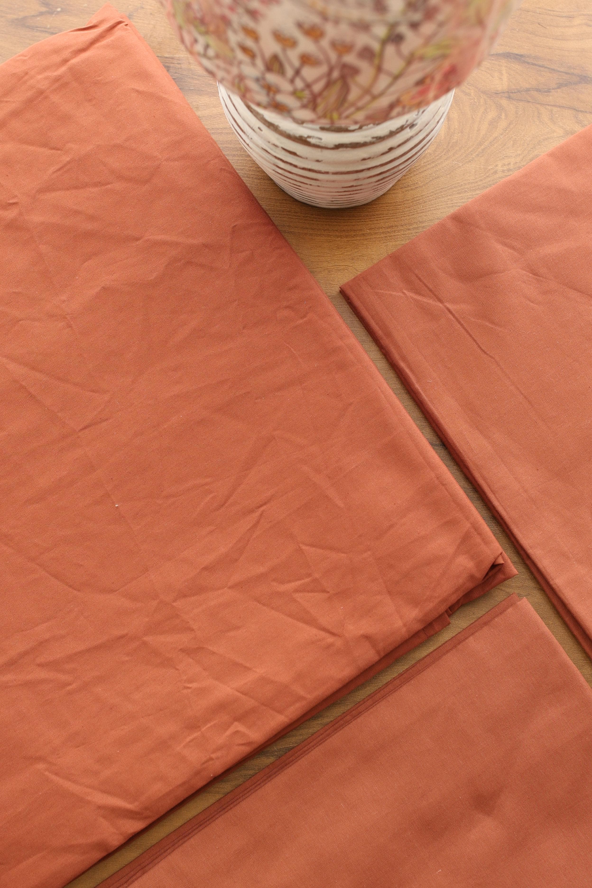 Bedsheets - Satin solid plain colour bedsheets