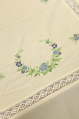 Table cloths-8 seater cross stitch embroidered