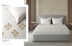 Bedsheets - King Premium machine embroidery bedsheets Sansaar : Saembro