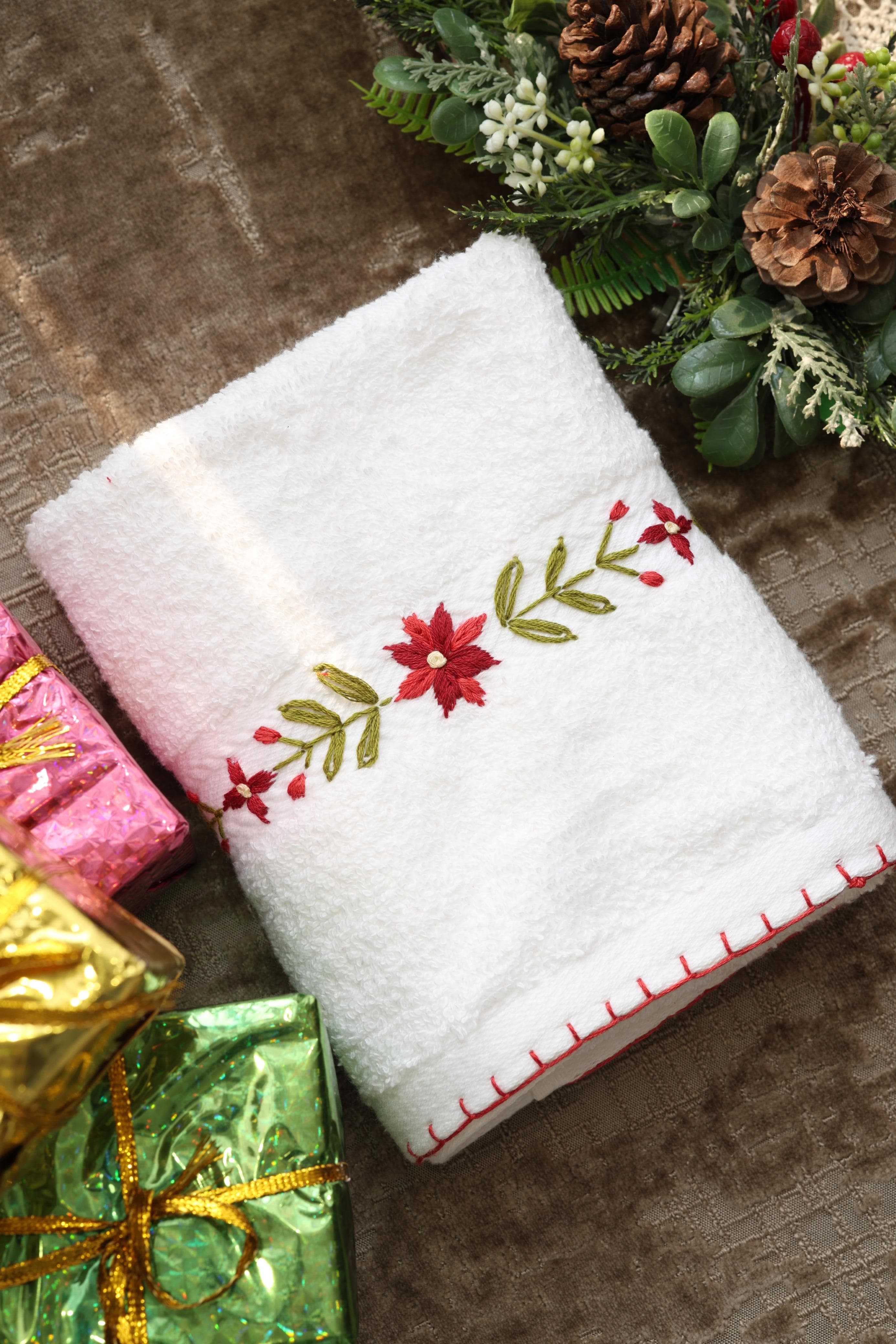 Towels Embroidery Turkey towels Xmas edition