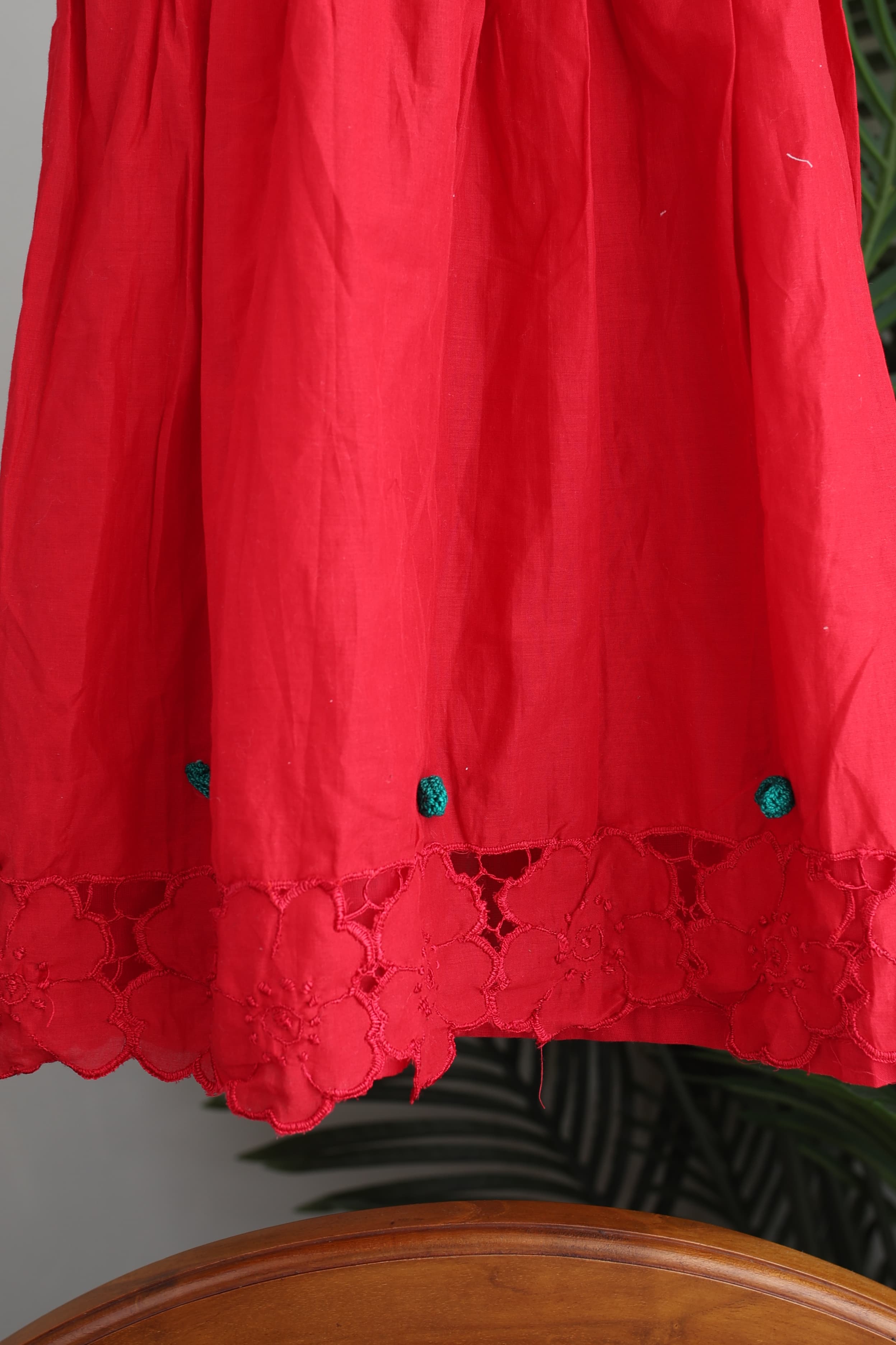 Kids smocked dress 4-5 years - Xmas edition