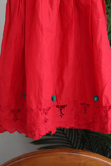 Kids smocked dress 4-5 years - Xmas edition