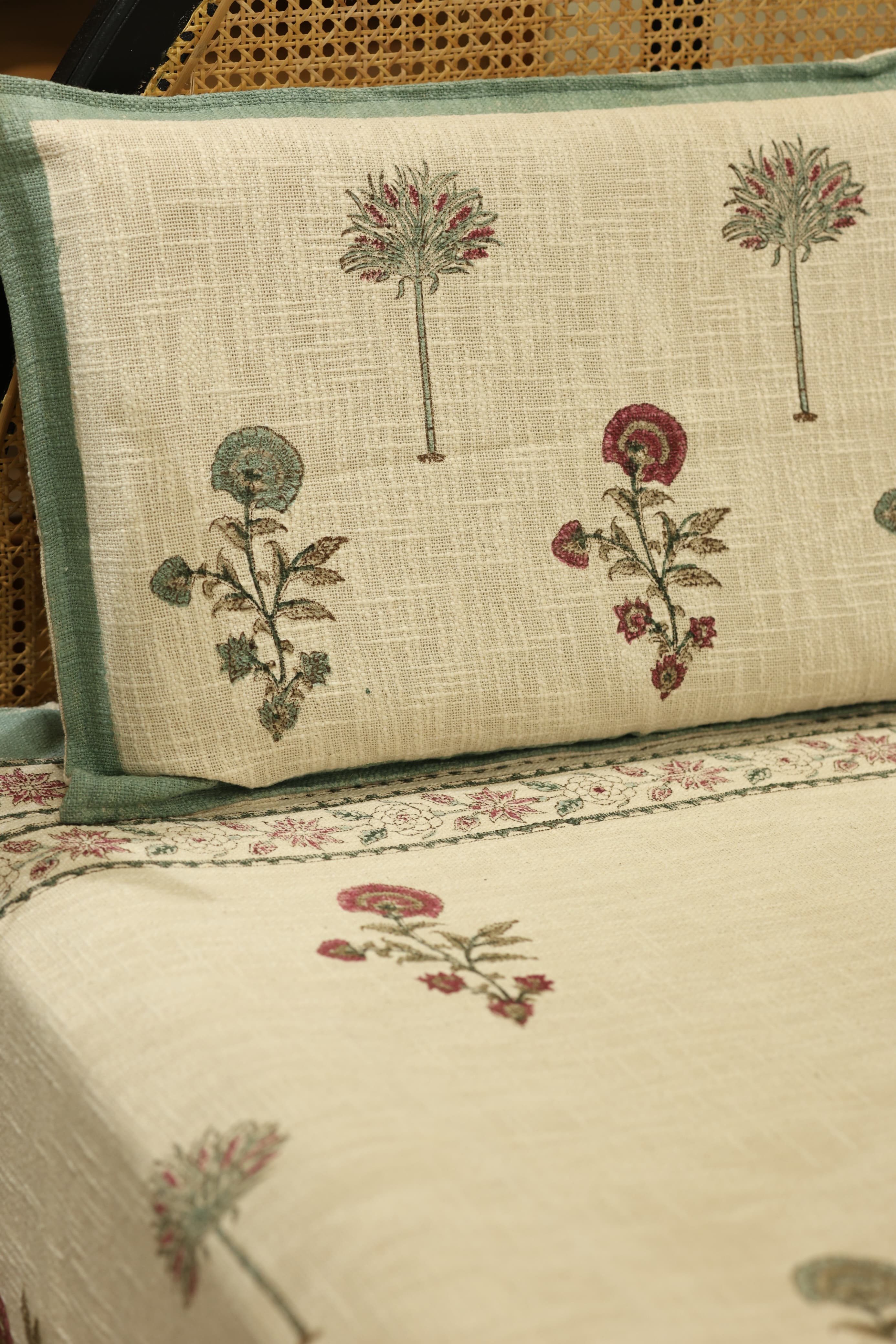 Spread : Handblock Jute Bedspread
