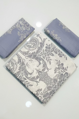 Bedsheets - Queen premium soft cotton bedsheet Digital print DD (cresta) 2.24*2.54 mtr