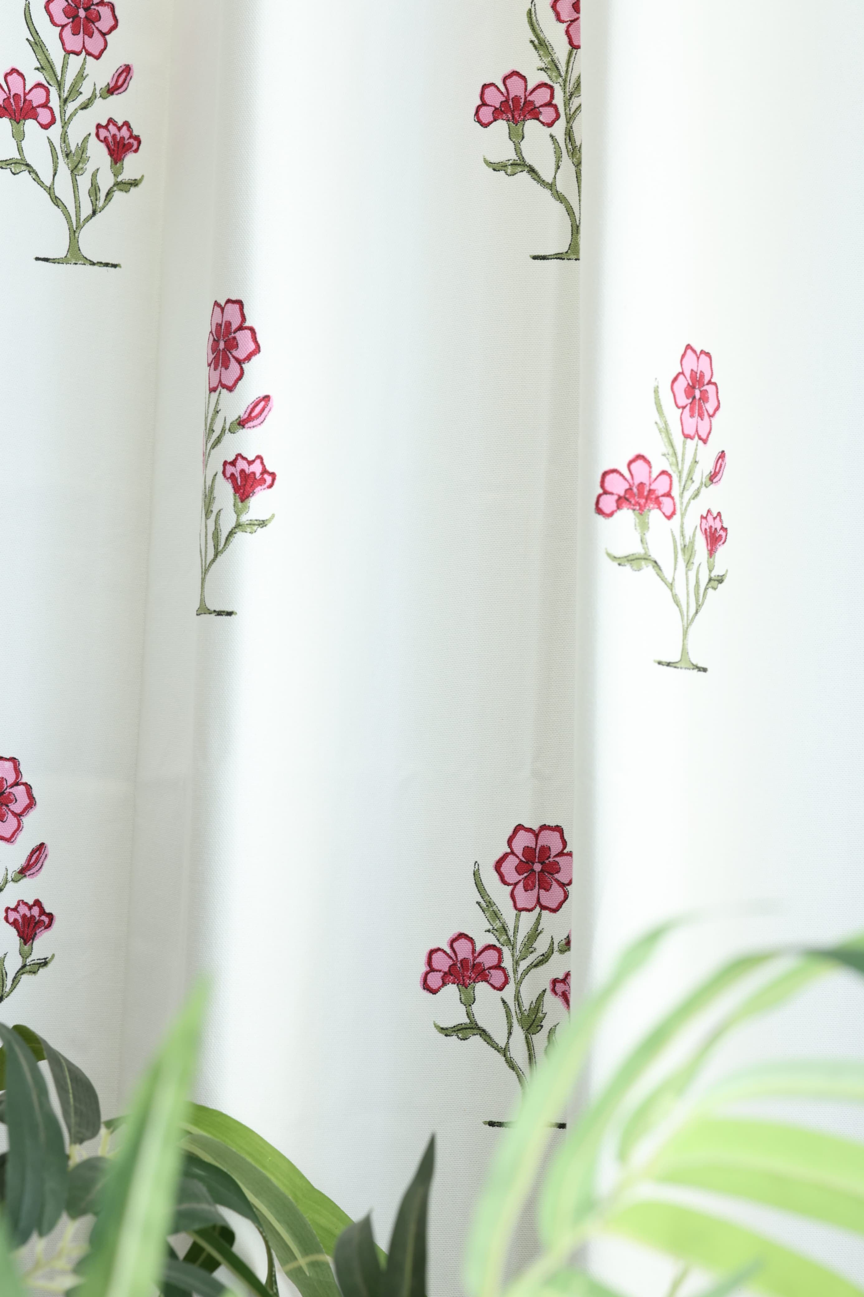 Curtains - Handblock printed curtains base