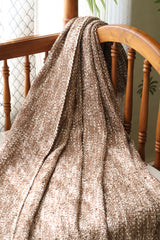 Textured Woven Cotton Sofa Throw