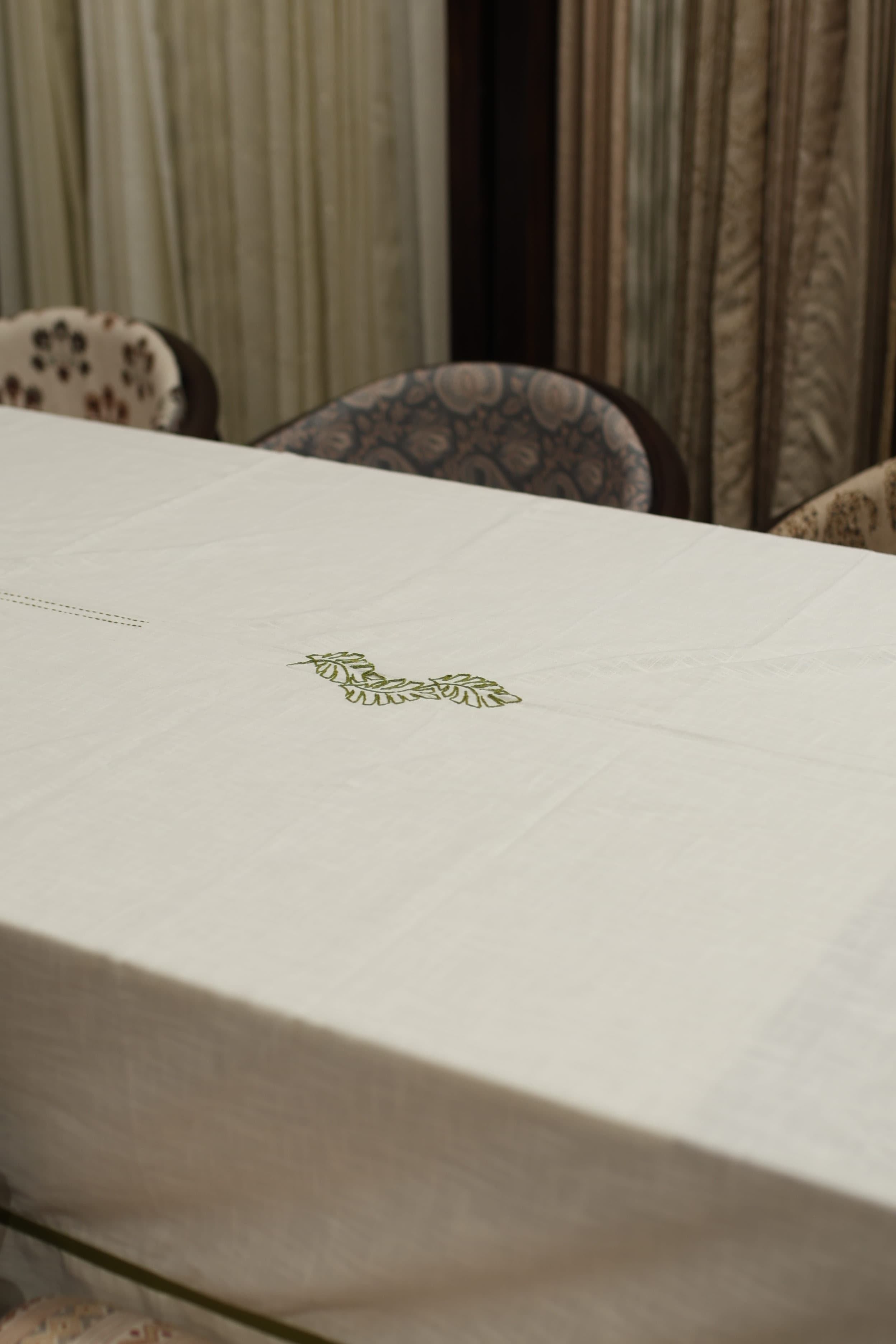 Table cloths - 8 seater embroidery