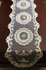 Table Runner - Net embroidery Runner 6 seater