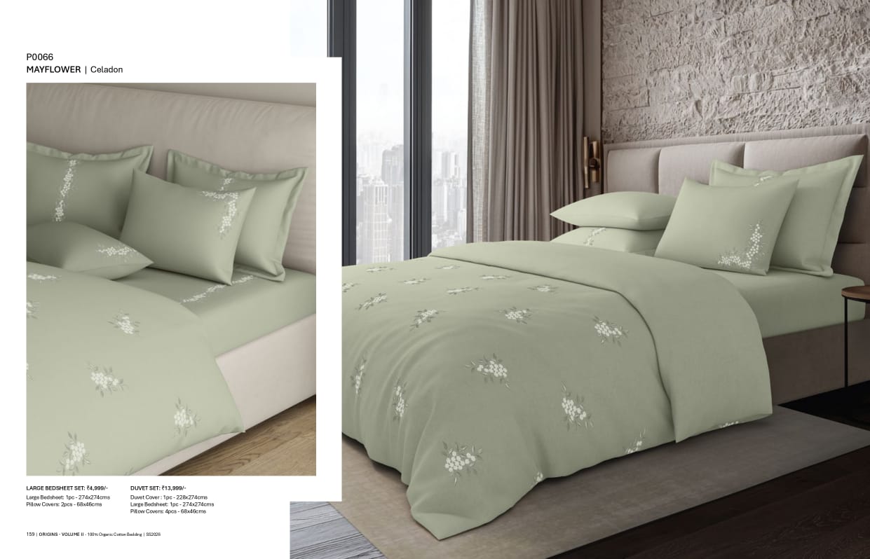 Bedsheets - King Premium machine embroidery bedsheets Sansaar : Saembro