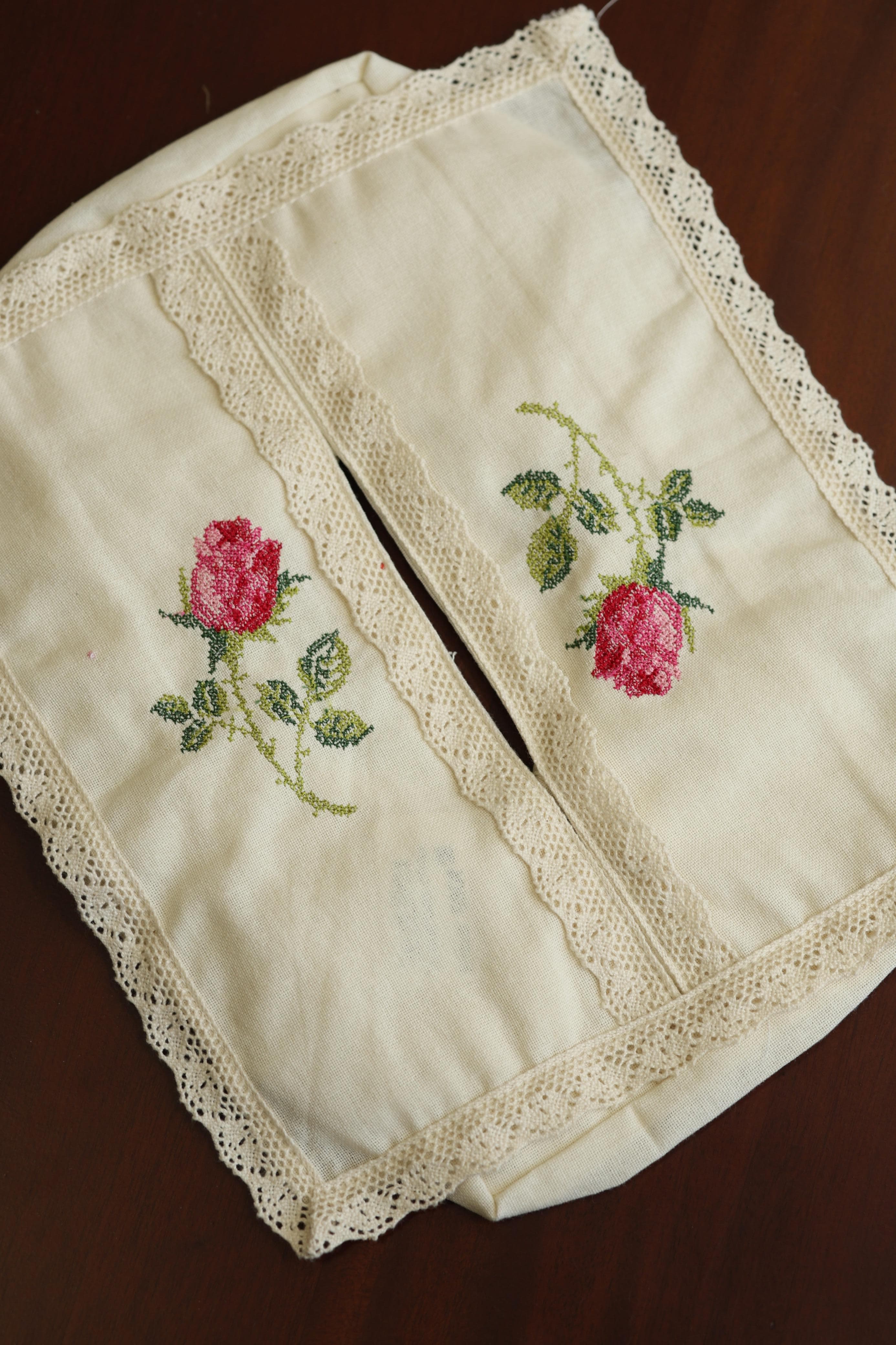 Tissue box covers - Dd cross stitch embroidery