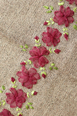 Table runner-4 Seater Ribbon embroidery