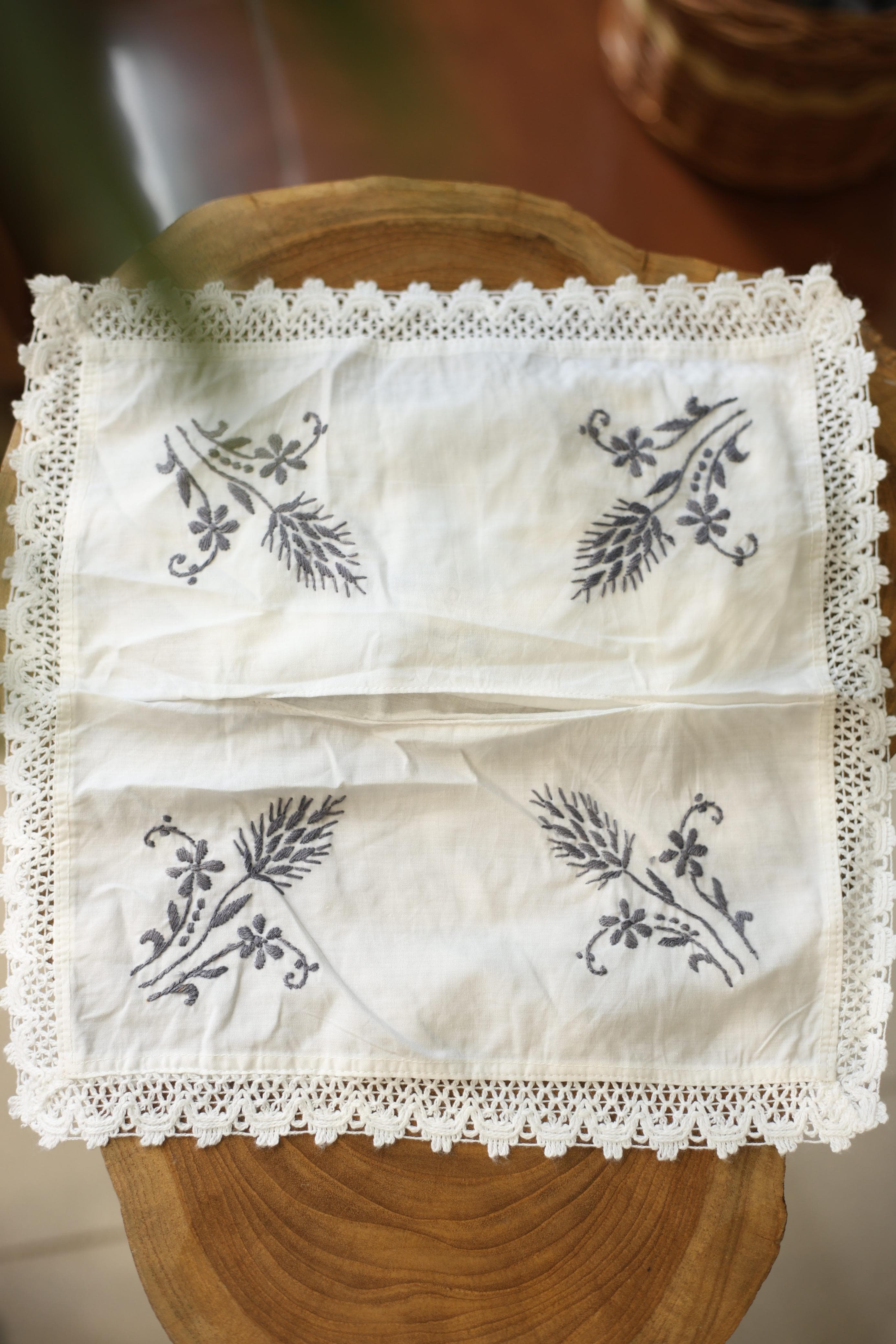 Tissue box covers-Hand embroidery
