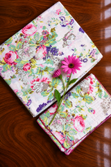 Bedsheets - King anokhi Quilted pillow cover bedsheets pastel exc