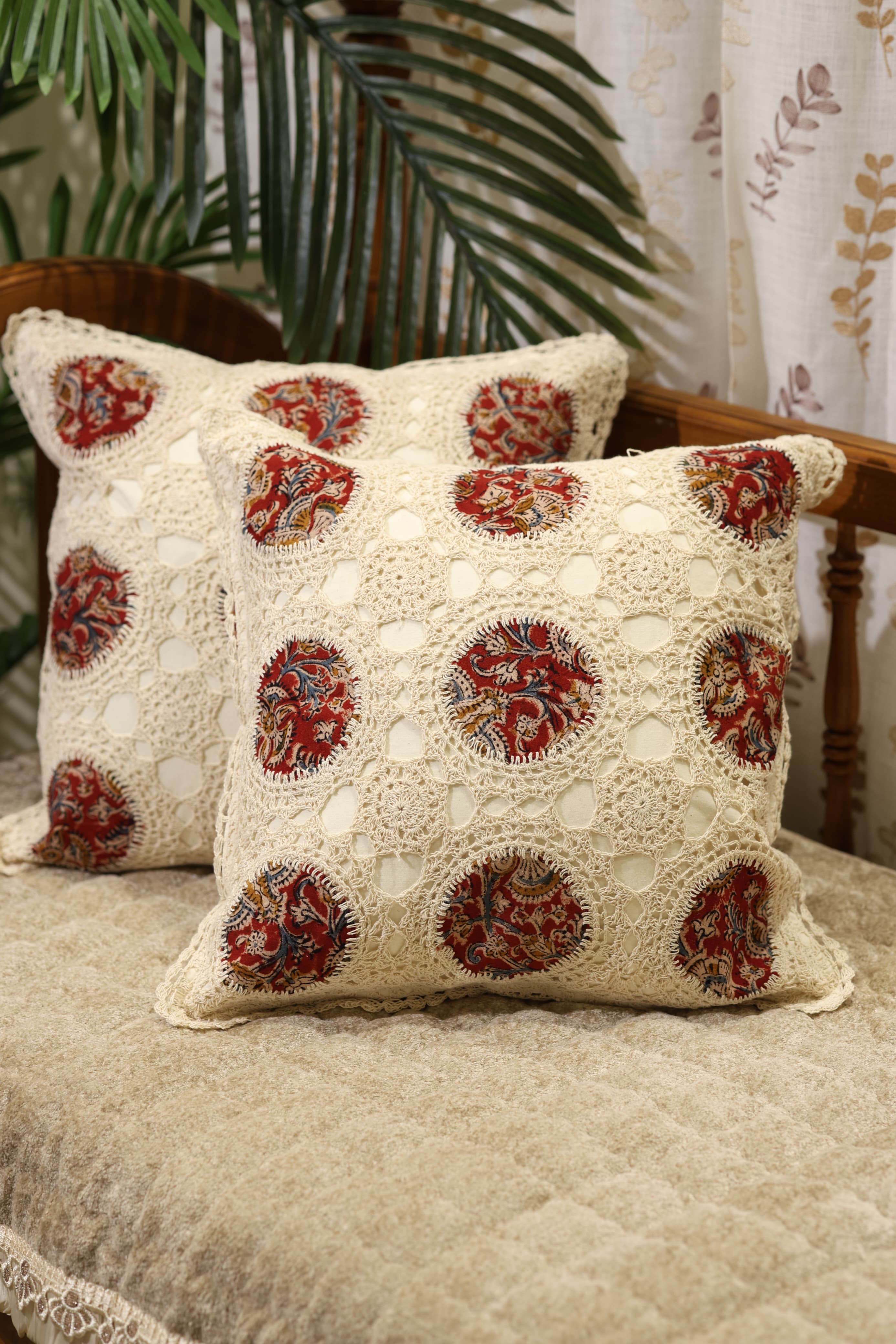 Cushion covers - crochet cushion covers Size :16*16 inches