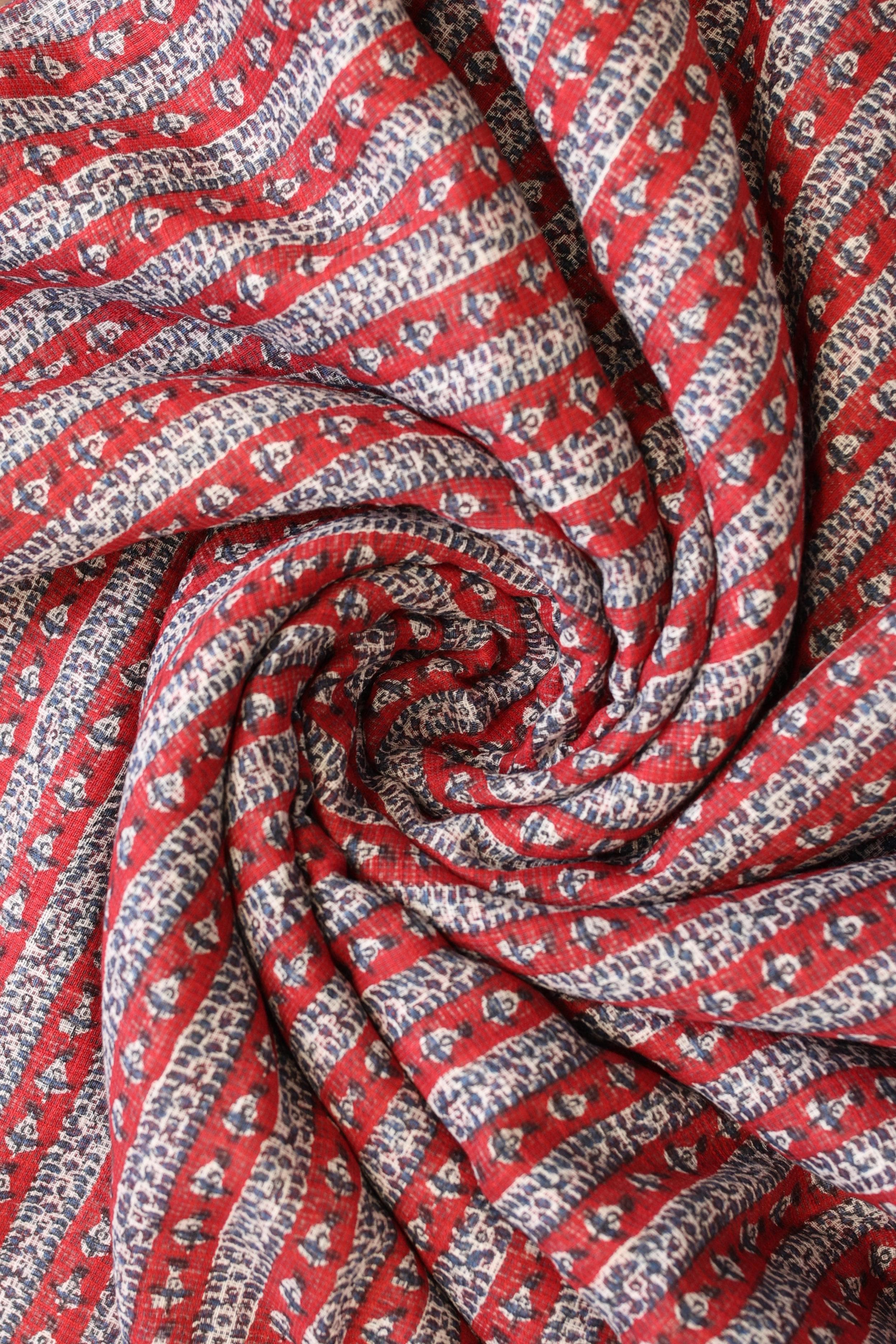 Fabric - Handblock printed kota fabrics (will cut based on quantity number) kurti offer sale