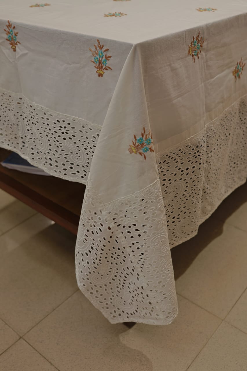Table cloth -6 seater Hand embroidered
