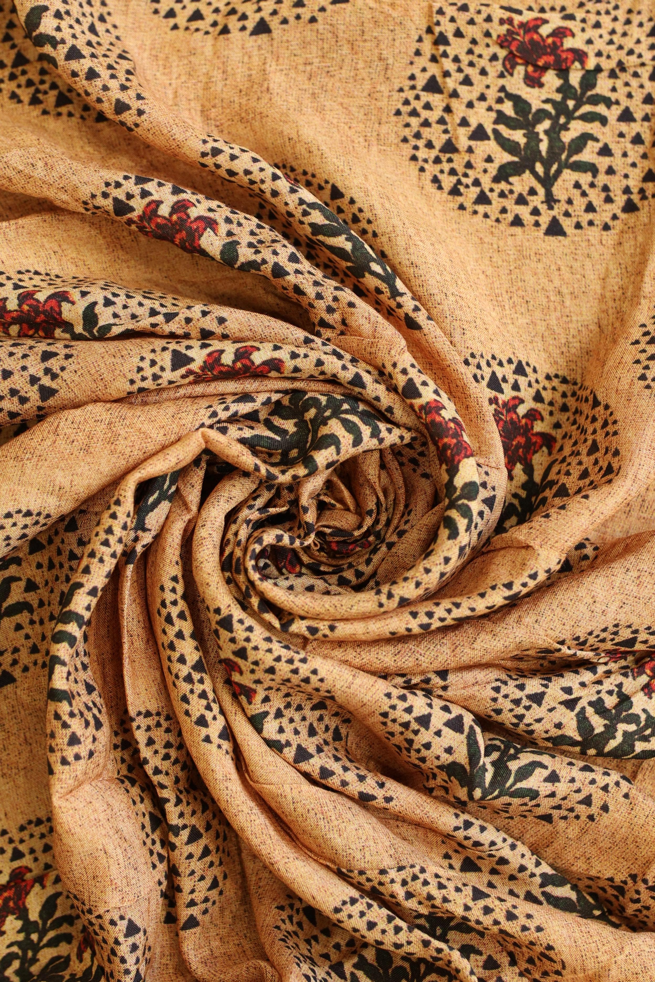 Fabrics - Handblock kurti fabric offer sale