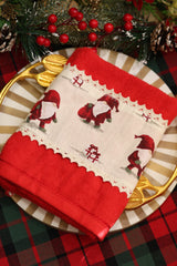 Towels : Embroidery Turkey towels Xmas edition