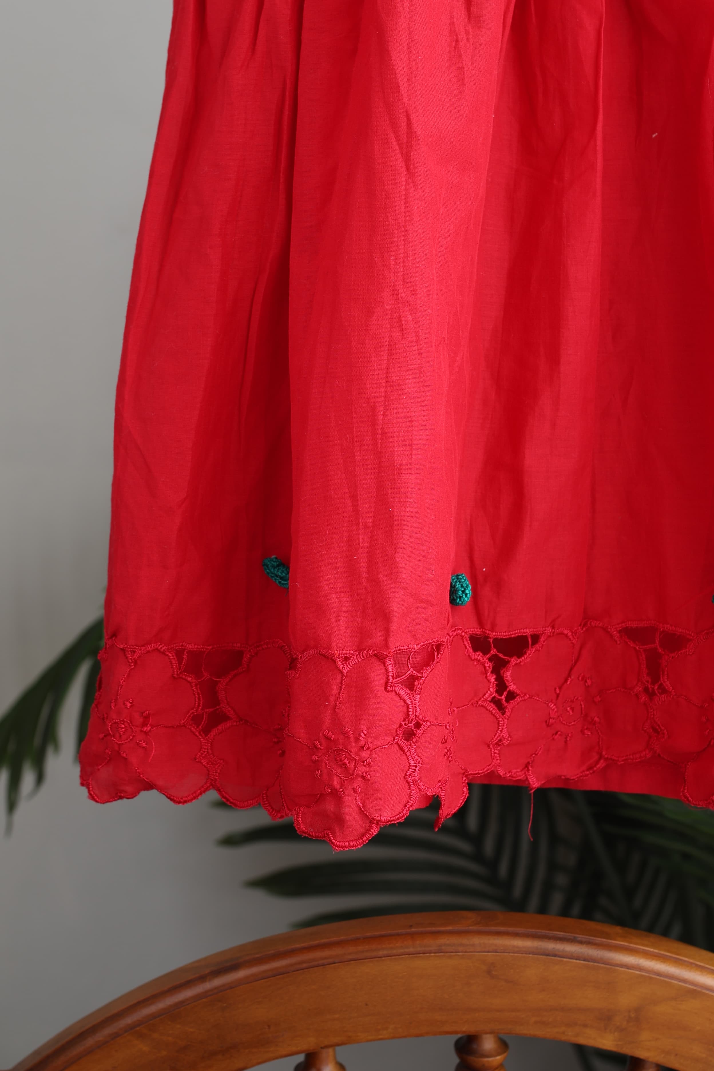 Kids smocked dress 4-5 years - Xmas edition