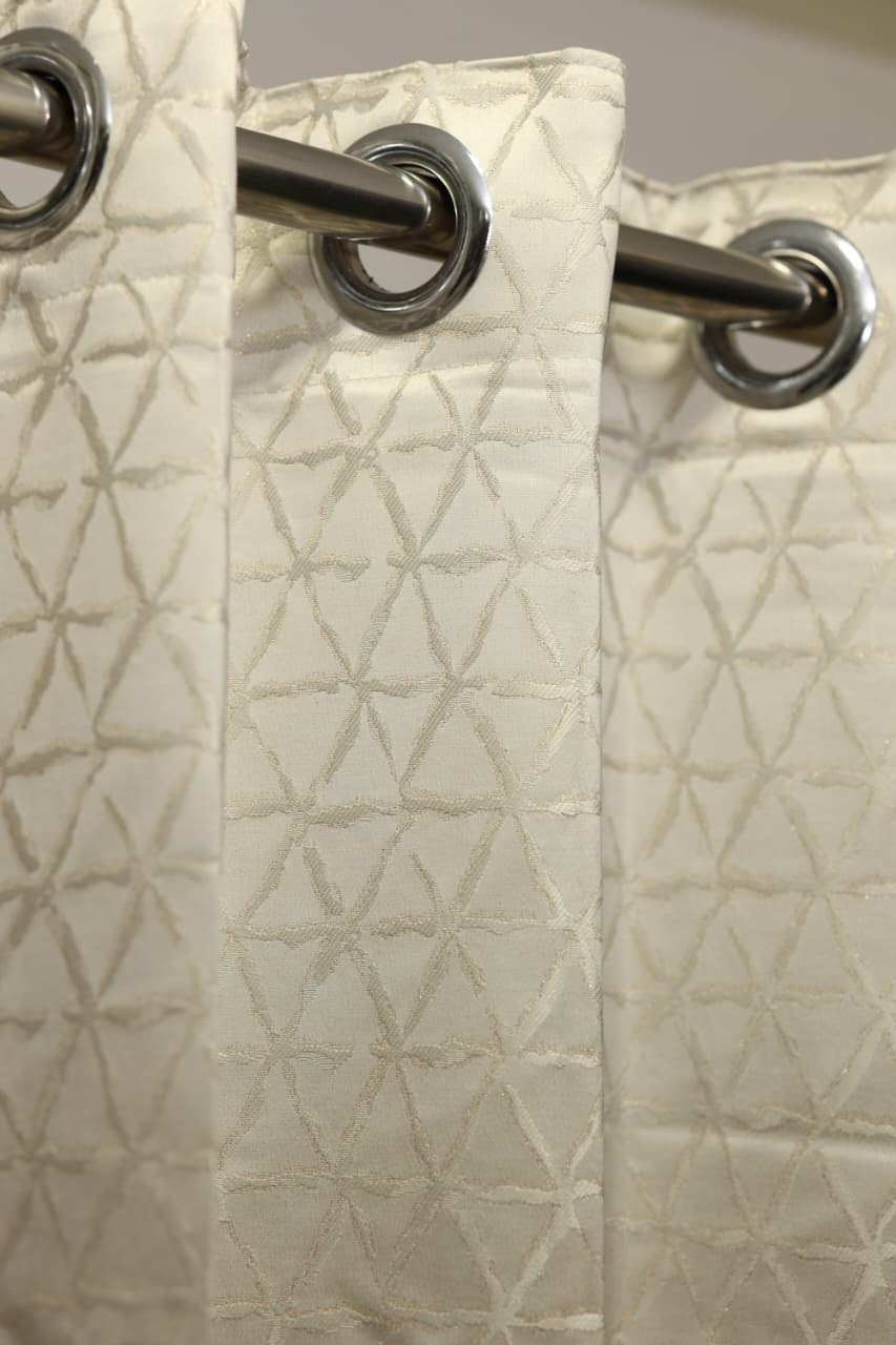Curtains - Jacquard self printed curtains opaque