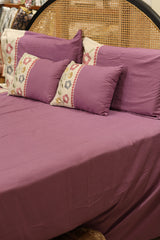 Full bedding set - King Premium embroidery 5 pcs set