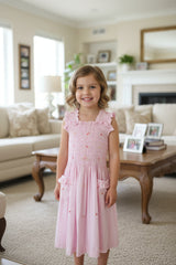 Kids smocked dress 4-5 years