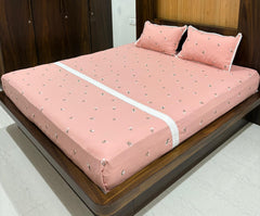 Bedsheets - Queen premium machine embroidery bedsheets