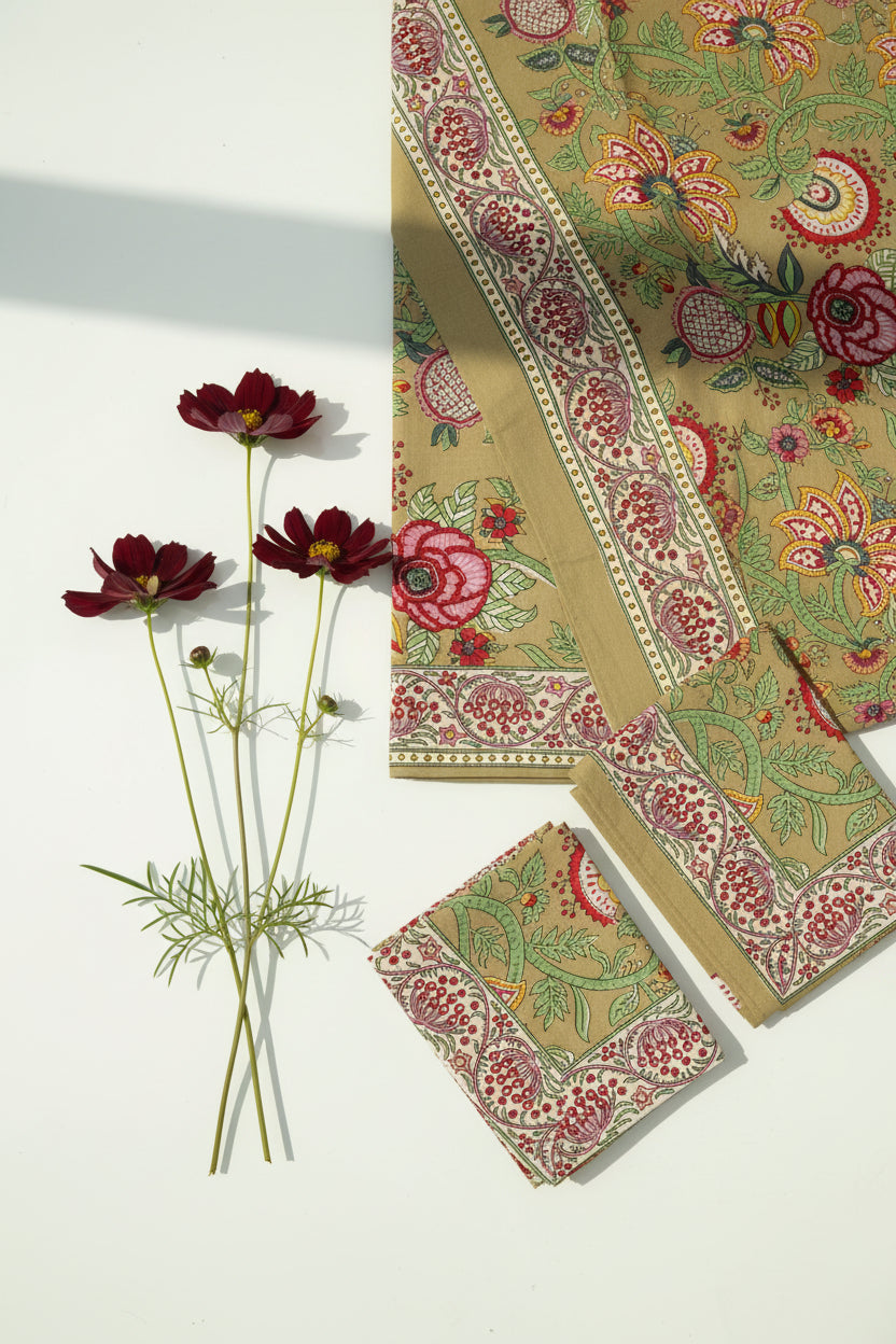 Bedsheets - Queen handblock printed bedsheets (san)