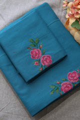 Bedsheets - Single Cross stitch embroidery bedsheets