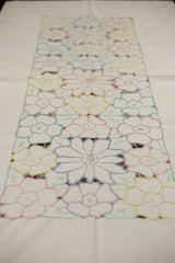 Table cloths-6 seater cut work