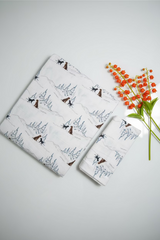 Vintana Single Size Soft Cotton Flannel Bedsheet Set