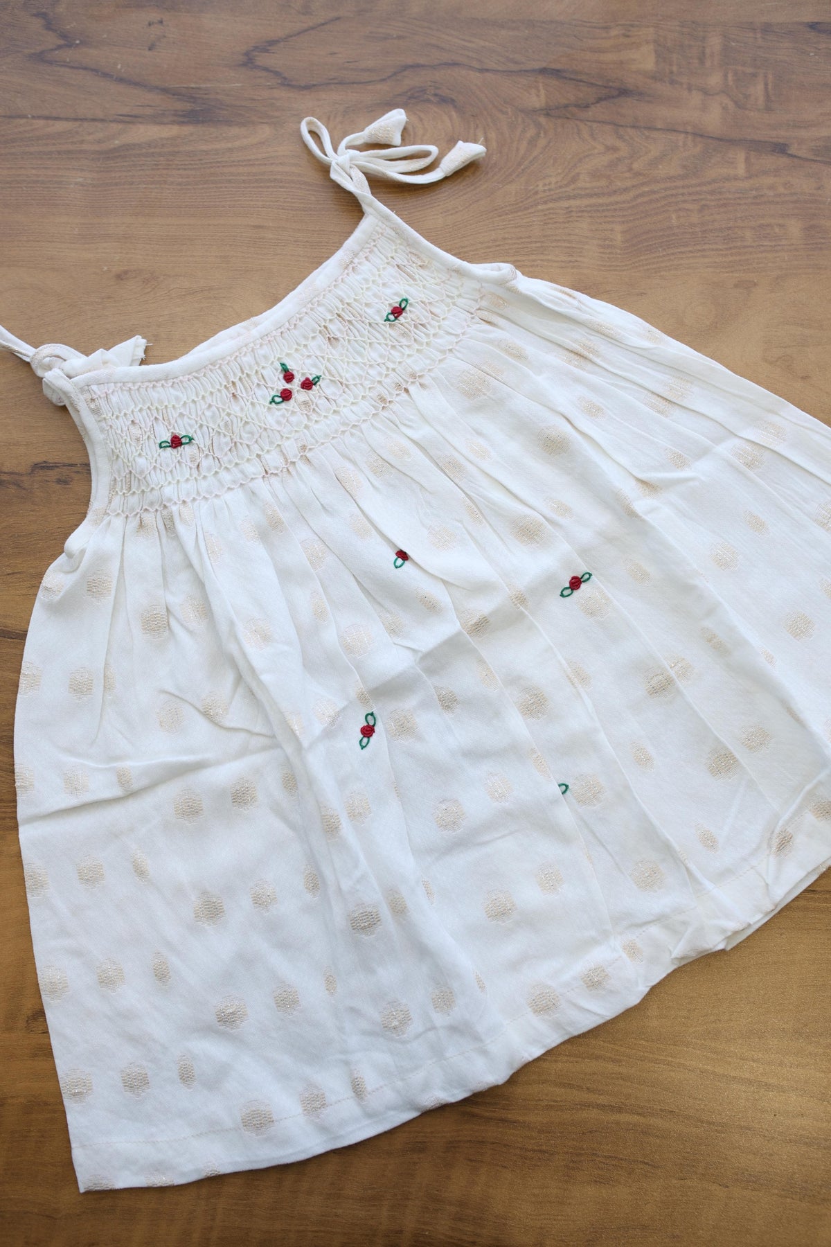 Kids smocked dress 10-12 month