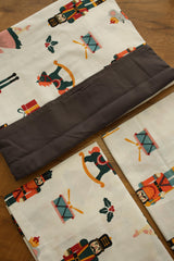 Bedsheets - Queen daily use border bedsheets