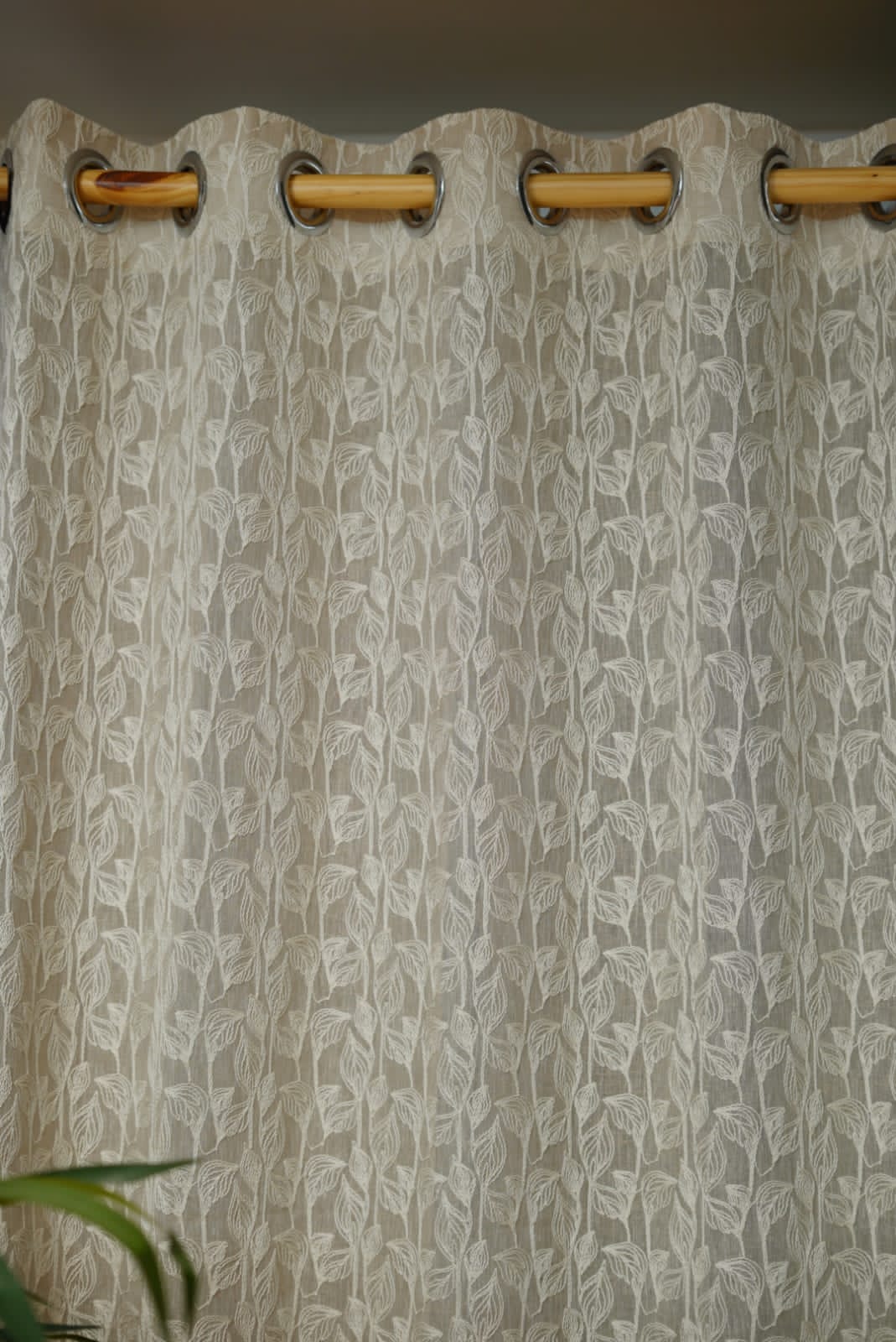 Curtains -Premium embroidered sheer curtain