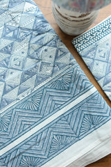 Bedsheets - Super king Mugal premium handblock cotton bedsheets
