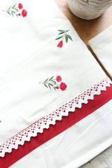 Bedsheets - King premium Machine Embroidery Bedsheet multi