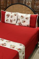 Queen Size Christmas Theme Bedsheet Set - Xmas Edition