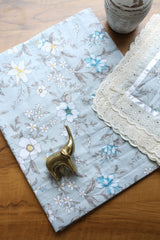 Bedsheets - Queen soft cotton lace bedsheets flora & lace