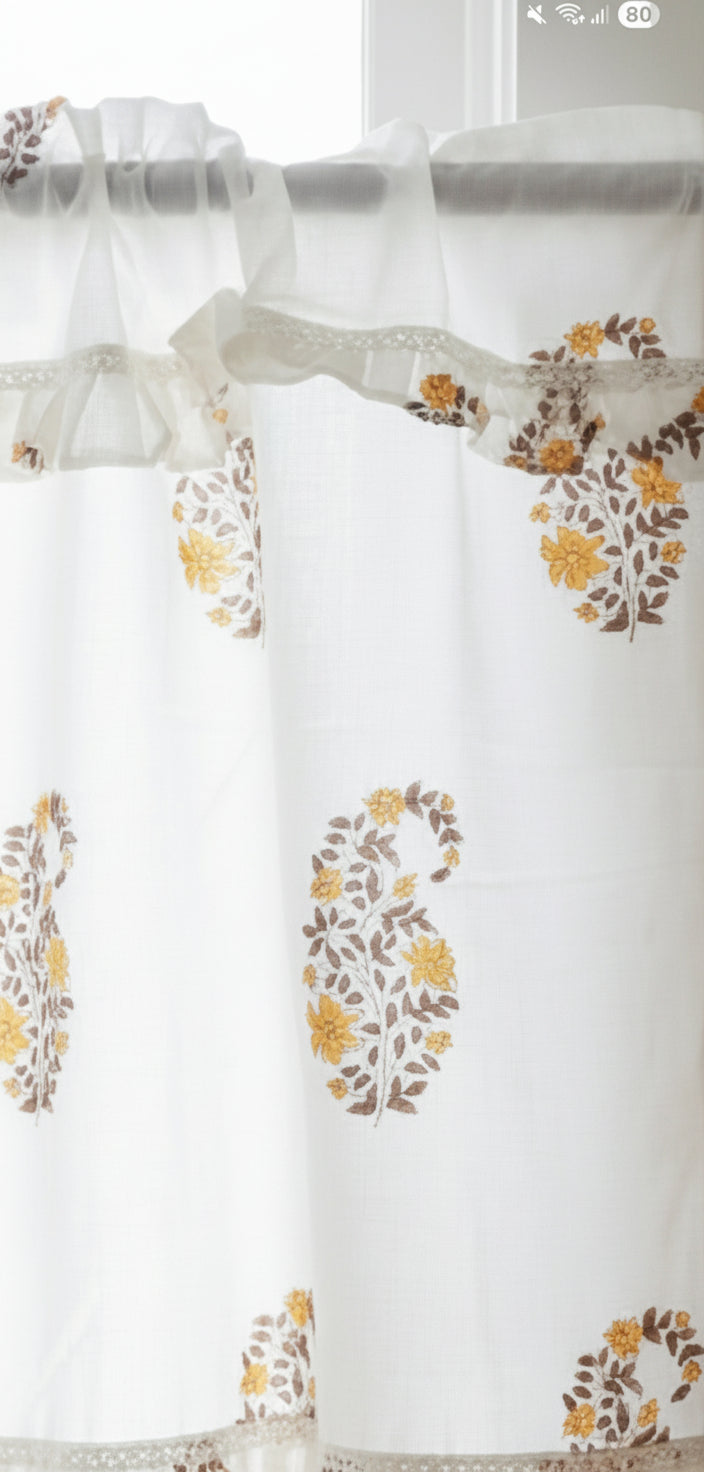 Kitchen Curtain - 23*45 inches