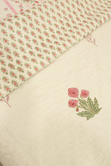Premium Cotton handblock Print Double Quilt