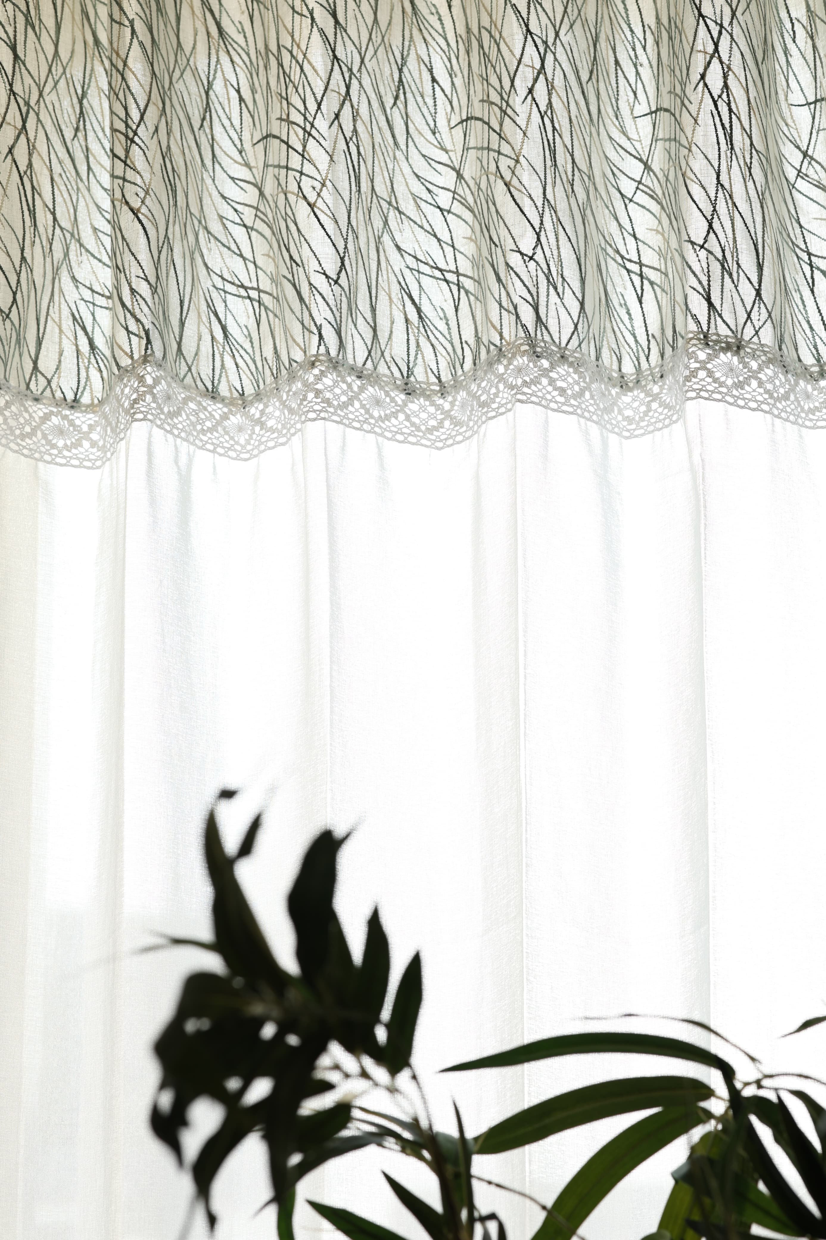 Curtains-Premium embroidery designer sheer curtains prebooking (description )