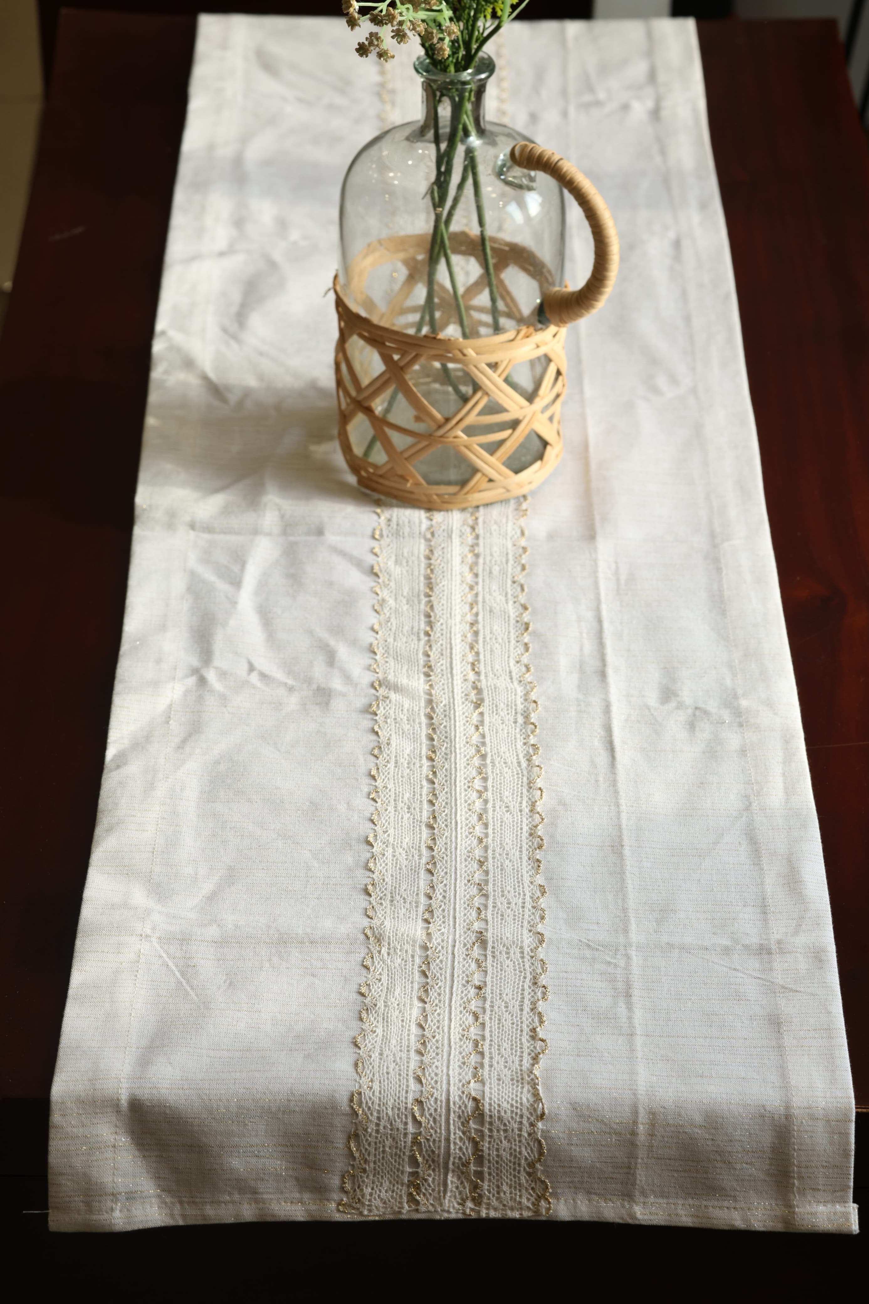 Table runners - 6 seater embroidery