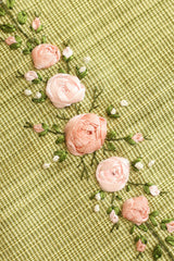 Table runner-4 Seater Ribbon embroidery